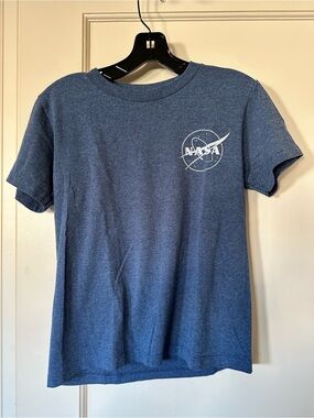 Kids NASA Short Sleeve T-Shirt - Blue